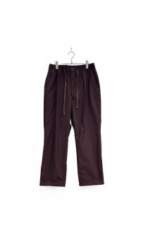 ETHOS/THICKER TROUSERS DARK RED