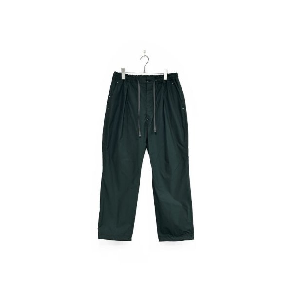 画像1: ETHOS/THICKER TROUSERS NAVY GREEN