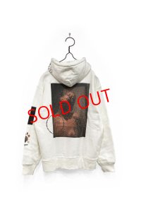 BAL × BLANKMAG/"ELLE SHOWEING OUTSIDE" HOODIE WHITE