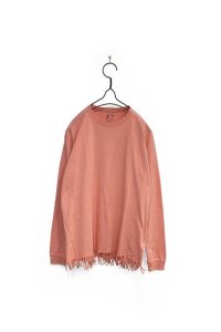 ETHOS/FRINGE LONG TEE CORAL