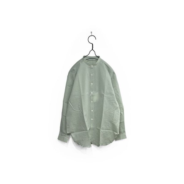 画像1: ETHOS/U.S.N. SHIRTS SAGE GREEN