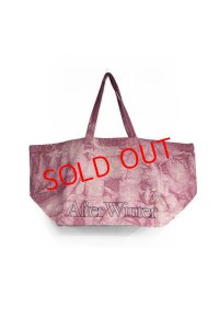 After Winter/NATURAL DYED HOLIDAY TOTE CORAL