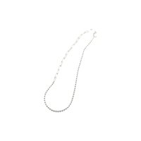 JieDa/925 SILVER SWITCHING NECKLACE SILVER