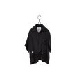 画像1: elephant TRIBAL fabrics/KNIT DOCKING OC SHIRT SUMI BLACK (1)