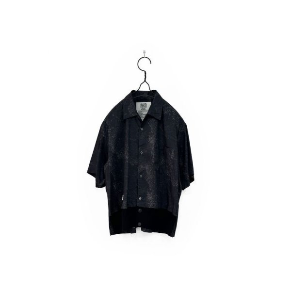 画像1: elephant TRIBAL fabrics/KNIT DOCKING OC SHIRT (DRY) MOONLIGHT WATER