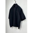 画像3: elephant TRIBAL fabrics/GRANDFATHER KNIT POLO BLACK