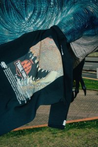 elephant TRIBAL fabrics/MOVIE FAT-T【T-REX】"&Chill exclusive" BLACK