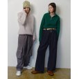 画像13: JieDa/WIDE ONE TUCK STRAIGHT PANTS NAVY