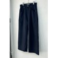 画像3: JieDa/WIDE ONE TUCK STRAIGHT PANTS NAVY