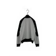 画像2: JieDa/JERSEY TOP GRAY/BLACK (2)