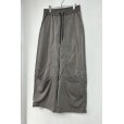 画像3: JieDa/CURVE OVER NYLON PANTS GRAY