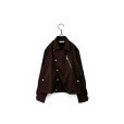 画像1: JieDa/FLAP SHIRT BROWN (1)