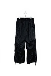 elephant TRIBAL fabrics/3D SNOW CAMO NYLON PANTS BLACK