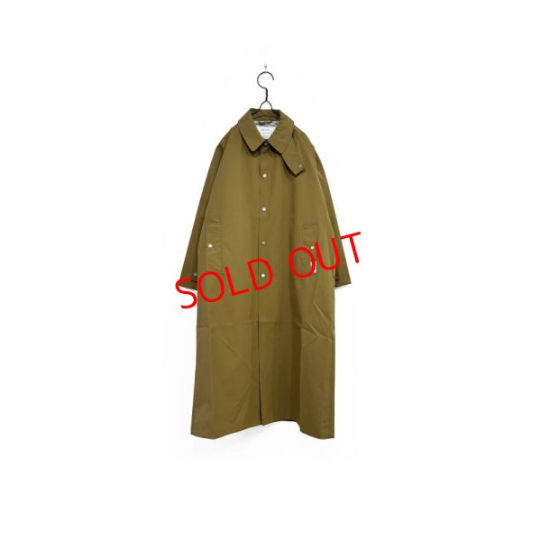 画像1: SUPERTHANKS/SOUTIEN COLLAR LONG COAT CAMEL