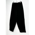 画像6: SUPERTHANKS/WIDE TUCK SWEAT TROUSERS BLACK