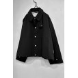 画像3: SUPERTHANKS/SOUTIEN COLLAR SHORT COAT BLACK