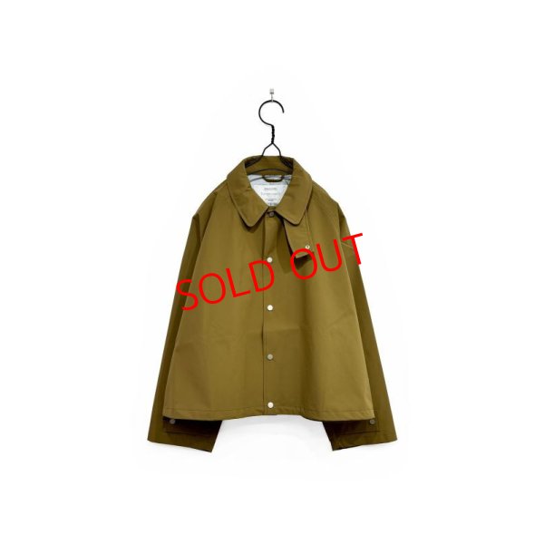 画像1: SUPERTHANKS/SOUTIEN COLLAR SHORT COAT CAMEL