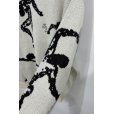 画像5: BAL/JACQUARD COTTON CREWNECK SWEATER WHITE