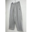 画像3: SUPERTHANKS/WIDE TUCK SWEAT TROUSERS ASH GRAY