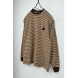 画像3: NNBF/MULTI BORDER L/S T-SHIRTS BROWN