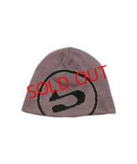 BAL/BIG LOGO SOFT BEANIE DARK ROSE