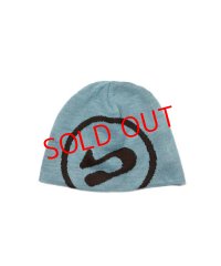 BAL/BIG LOGO SOFT BEANIE STEEL BLUE