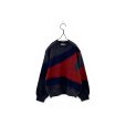 画像1: JieDa/MULTI COLOR KNIT NAVY (1)