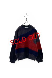 JieDa/MULTI COLOR KNIT NAVY