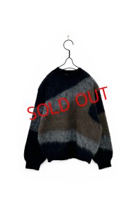 JieDa/MULTI COLOR KNIT BLACK