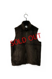 NNBF/FLEESE BOA VEST BROWN