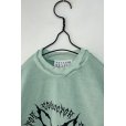 画像4: el conductorH/PIGMENT DYE COTTON CREWNECK SWEATER 'PENTAGRAM MINT