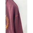 画像6: el conductorH/PIGMENT DYE COTTON CREWNECK SWEATER 'PENTAGRAM MAROON