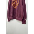 画像7: el conductorH/PIGMENT DYE COTTON CREWNECK SWEATER 'PENTAGRAM MAROON