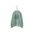 画像1: el conductorH/PIGMENT DYE COTTON CREWNECK SWEATER 'PENTAGRAM MINT (1)