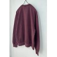 画像10: el conductorH/PIGMENT DYE COTTON CREWNECK SWEATER 'PENTAGRAM MAROON