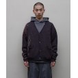 画像11: BAL/JACQUARD WOOL CARDIGAN CHARCOAL