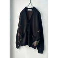 画像3: BAL/JACQUARD WOOL CARDIGAN CHARCOAL