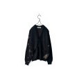 画像1: BAL/JACQUARD WOOL CARDIGAN CHARCOAL (1)