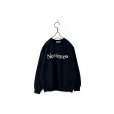 画像1: cabaret poval/NEWWAVE CREWNECK BLACK (1)