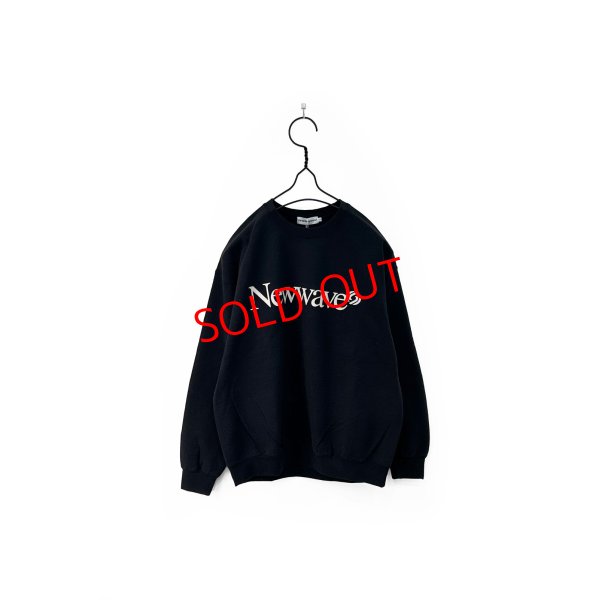 画像1: cabaret poval/NEWWAVE CREWNECK BLACK