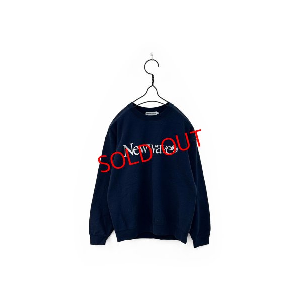 画像1: cabaret poval/NEWWAVE CREWNECK NAVY