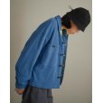 画像12: Diaspora Skateboards/COTTON KNIT POLO COLLAR CARDIGAN BLUE