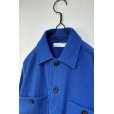 画像4: Diaspora Skateboards/COTTON KNIT POLO COLLAR CARDIGAN BLUE