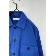 画像5: Diaspora Skateboards/COTTON KNIT POLO COLLAR CARDIGAN BLUE