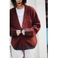 画像12: FACCIES/MIX COLOR SHAGGY CARDIGAN WINE