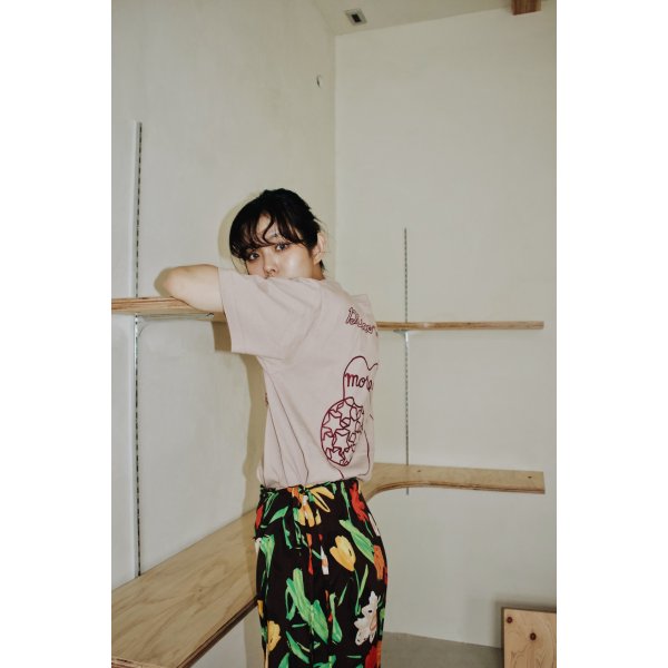 画像2: Namy × YANAGIDAMASAMI　× &Chill /DISCO DANCING POCKET TEE SMOKY PINK