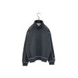 画像1: BAL/RUSSELL ATHLETIC HEAVY COTTON HALF ZIP CHARCOAL GRAY (1)