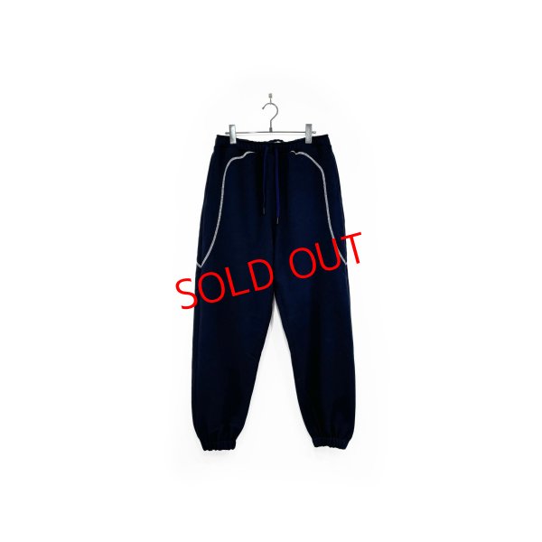 画像1: cabaret poval/FABIEN SWEATPANTS NAVY