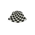 画像1: BAL/CHECKERED HAND KNIT BUCKET HAT WHITE (1)