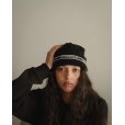 画像5: Diaspora Skateboards/EMBROIDERED LINED LOGO BEANIE BLACK (5)